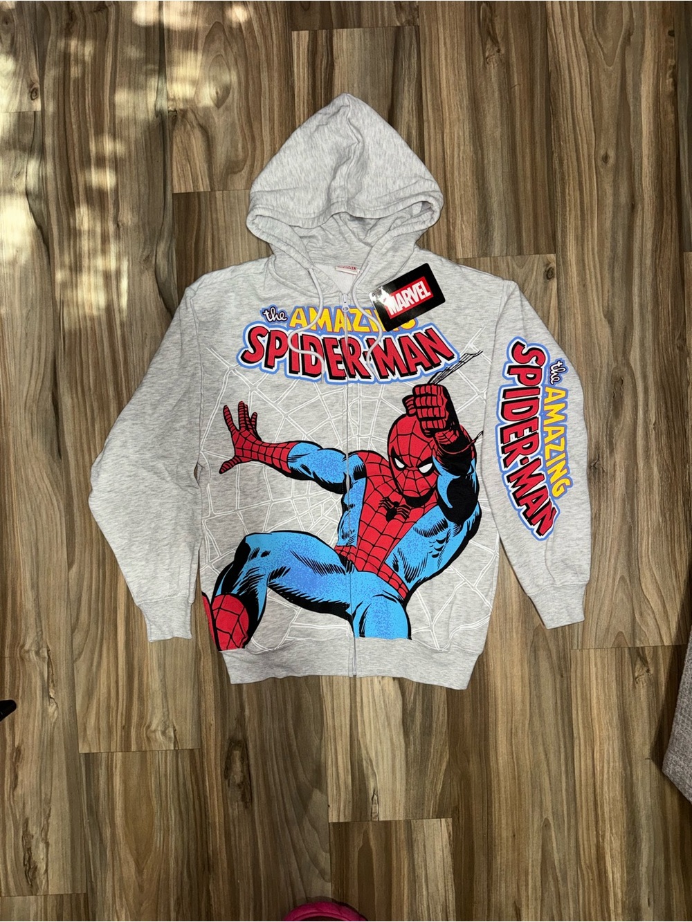 BRAND NEW WITH TAGS WOMEN’S HOODIE THE AMAZING SPIDERMAN